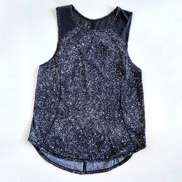 Lululemon Shirt Patterned Sculpt Tank II Mesh Athletic - Picture 1 of 5